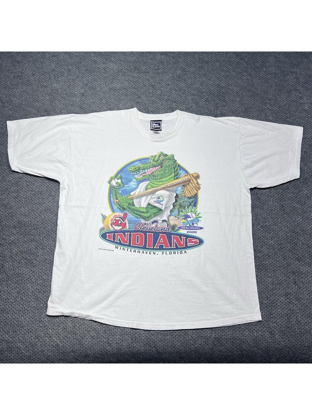 Vintage 2000 Pro Player Cleveland Indians Spring Training T-Shirt XXL RARE MENS